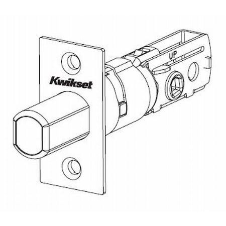 Kwikset Adjustable Deadbolt Latch, Satin Nickel Blackened 81308-15A